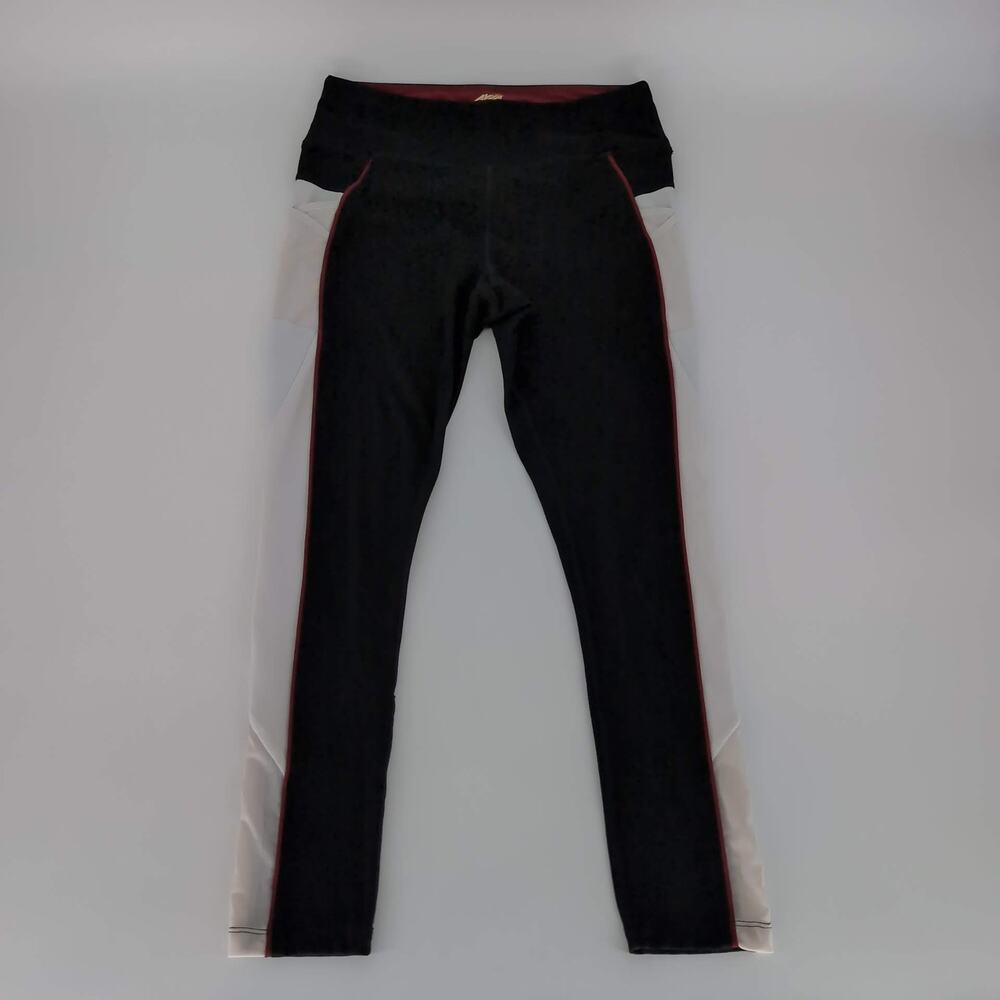 Avia Athleisure Color Block Black and White Crop Length Leggings - Size M - GUC